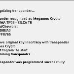 187 – Key copier onto TS48 transponders for Daewoo, Chevrolet, KIA, Pontiac ID48 Megamos Crypto keys