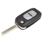 Renault 2 button flip key Shell.