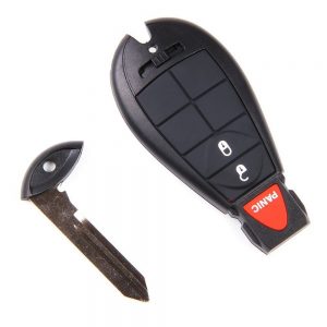 Chrysler, Jeep, Dodge 2 Button Fobik Remote. Hitag AES 4A Transponder.