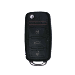 VAG 3 Button Flip Head Remote 1K0959753G. Includes Blade and Transponder.