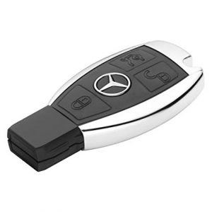 MERCEDES BENZ FOB SMART REMOTE KEY CASE SHELL 3 BUTTON CHROME S SL ML SLK CLK ETC