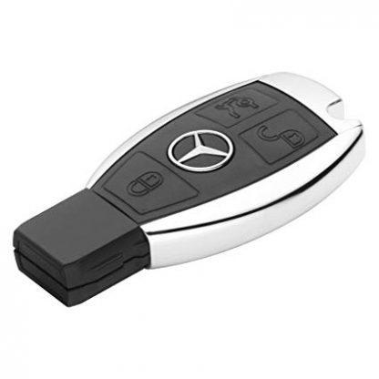 4-Button Remote Key Case Shell & Chain For Mercedes Benz E C R CL GL SLK