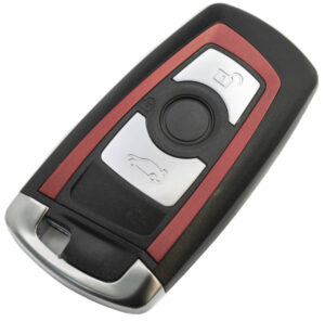 BMW F Series. 3 Button Key Shell. Red.