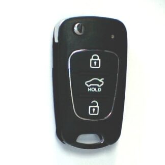 KDNB04. Hyundai Style 3 Button Flip remote.
