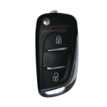 KDNB11-2. Universal Peugeot Style 2 Button Remote. ID46 Transponder