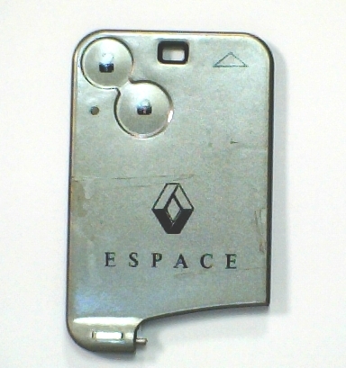 Espace Button Renault Espace 2 Button Card Shell. - Auto Remote Man