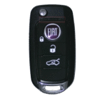Fiat 500X, Tipo, Egea. 3 Button Remote. Megamos 128Bit AES. SIP22 Blade. 433Mhz.Genuine OEM pcb.