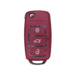 KDB01-LUX. VW Style 3 Button Flip remote. PINK