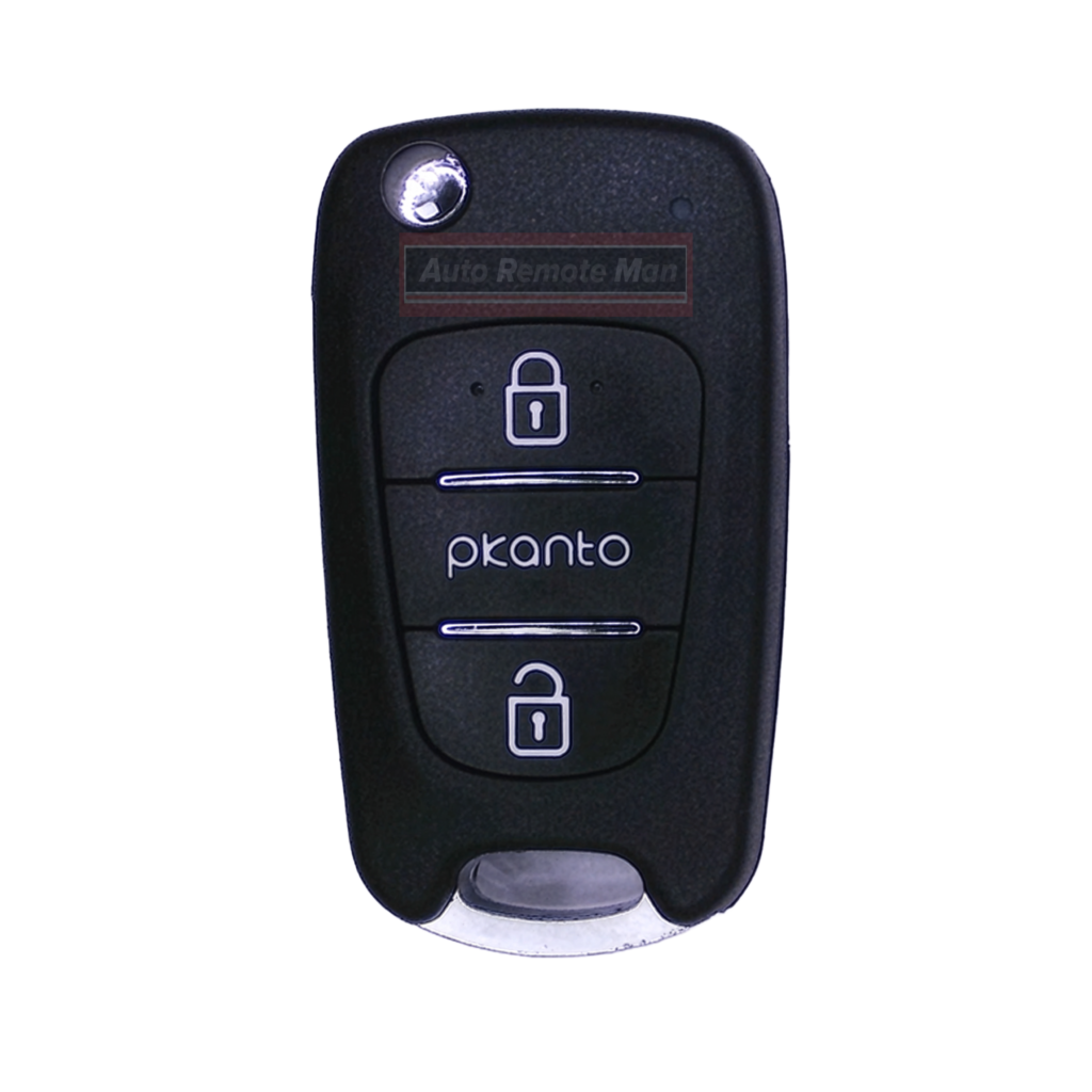 Remote Control Picanto Kia Picanto. 3 Button Flip Remote Shell. - Auto Remote Man