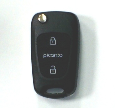 Remote Control Picanto Kia Picanto. 3 Button Flip Remote Shell. - Auto Remote Man