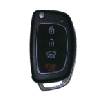Hyundai, Kia, 4 Button Flip Remote Shell.