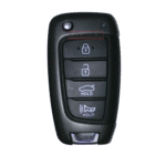 Hyundai, Kia, 4 Button Flip Remote Shell.