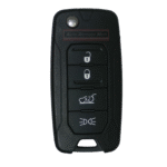 Jeep Renegade. 4 Button Flip Remote. Genuine OEM pcb. Aftermarket case.