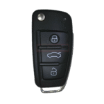 KDZB09. Audi style 3 Button Hands Free flip remote.