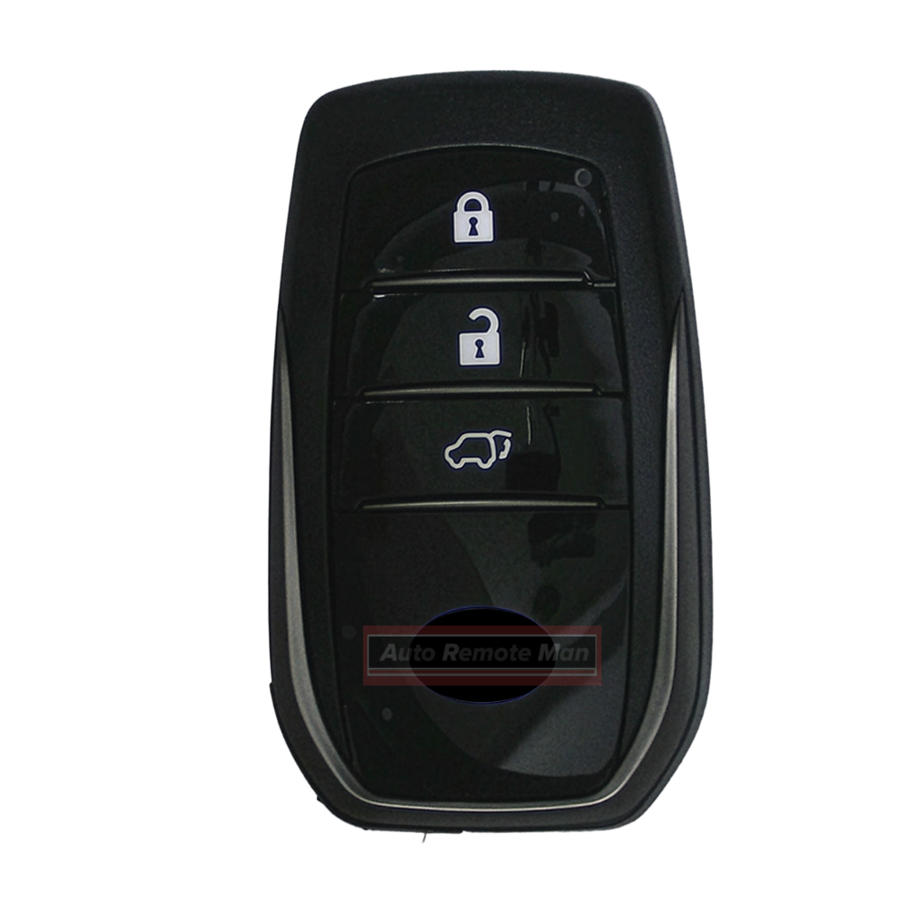 Toyota 3 BUTTON HANDS FREE REMOTE KEY CASE & BLADE. - Auto Remote Man