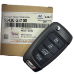 Hyundai i30 2018. 3 Button Flip Remote. Genuine OEM. 95430-G3100.