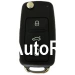 VW Transporter, Amarok. MQB 3 Button Remote. 5K0837202BF.